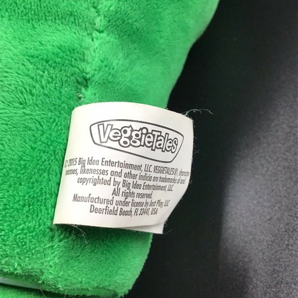 Junior Asparagus Singing Shaker VeggieTales Animated Toy Plush Works! - Picture 6 of 10